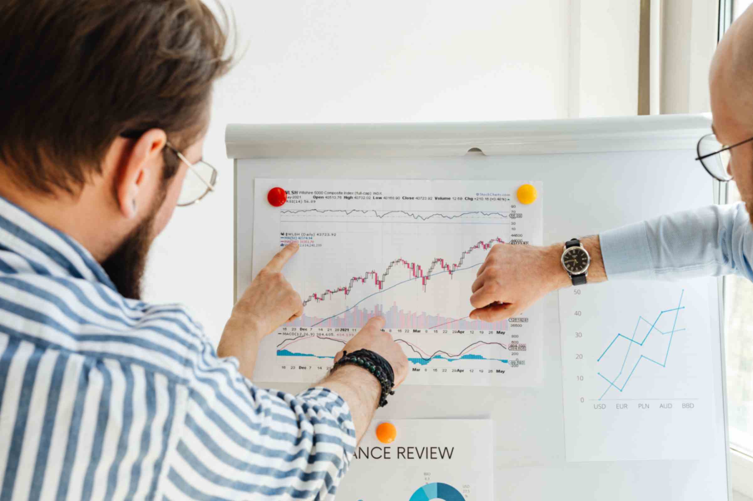 business growth chart presentation